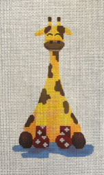 ME-27-18 GIRAFFE IN RAIN BOOTS by Madeline Elizabeth