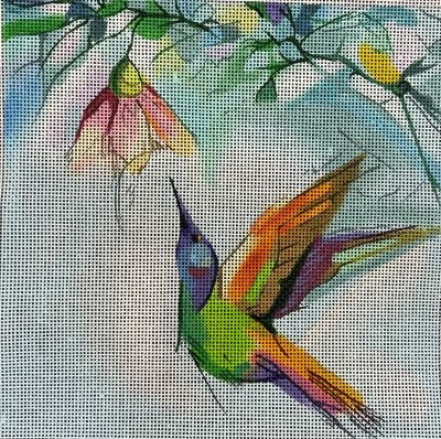 MINBD4 WATERCOLOR HUMMER by Mindy