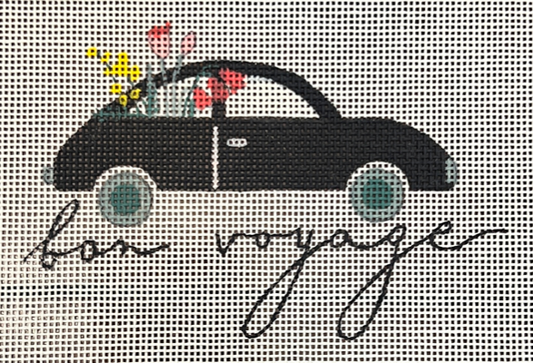 MIN PP7-18 BON VOYAGE PASSPORT INSERT by Mindy Needlepoint