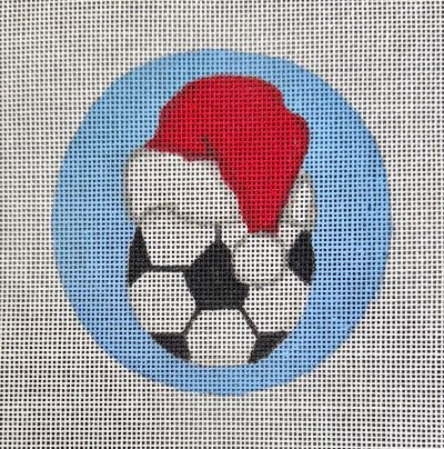 RCHO 2670A SOCCER SANTA ORNAMENT-18  by Raymond Crawford