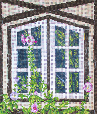 SG181314 NORWICH on eggshell brown canvas by Sandra Gilmore