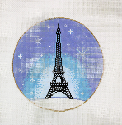 SG181321 EIFFEL TOWER ORNAMENT by Sandra Gilmore