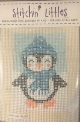 SL511 LARGE PENGUIN STITCHIN' LITTLES KIT  by Purple Palm Designs 