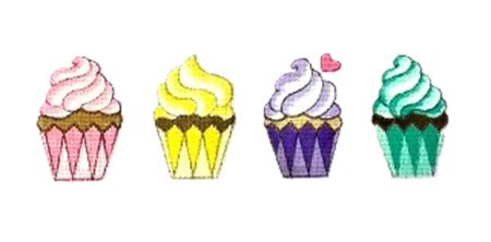  FOUR CUPCAKES  by STUDIO 2 LTD ST4CC