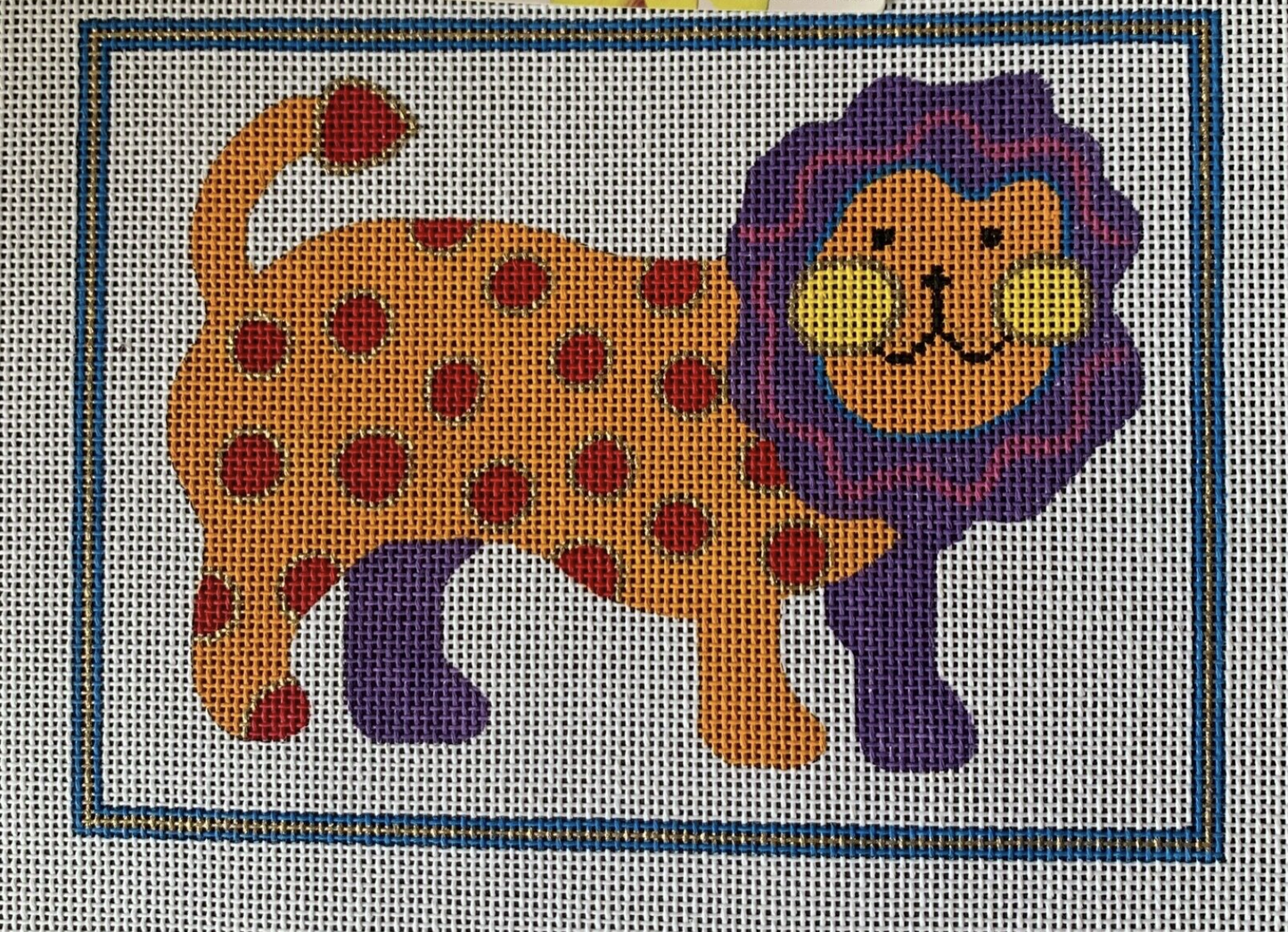 CLEARANCE - MENAGERIE LION HANDPAINTED