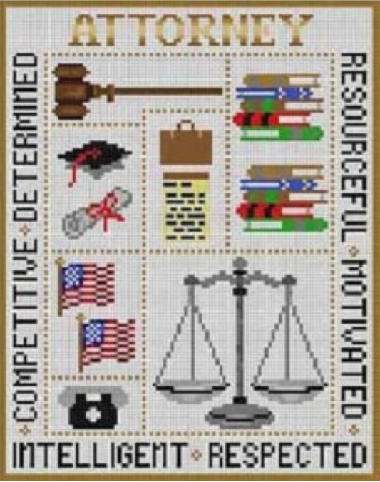 Attorney by Treglown STITCH GUIDE ONLY TRGB264sg