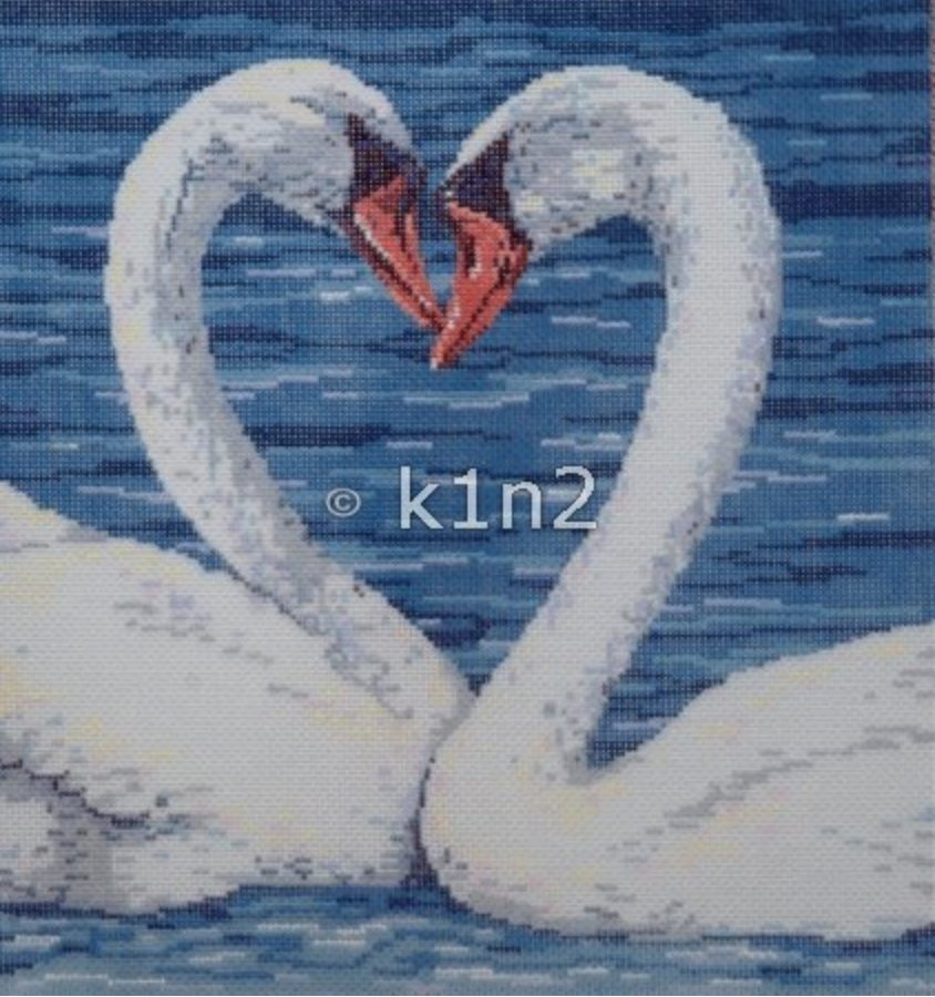 Devotion Swans by Sandra Gilmore STITCH GUIDE ONLY SG18518sg