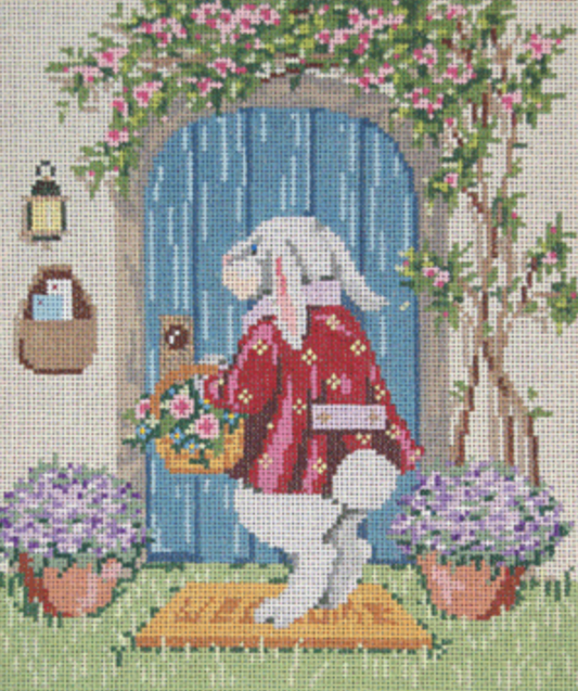 Knock Knock Bunny Rabbit by Sandra Gilmore STITCH GUIDE ONLY   SG18583sg