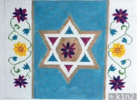 Star with Flower Tallis Bag by Aviva STITCH GUIDE ONLY -  AV7079sg