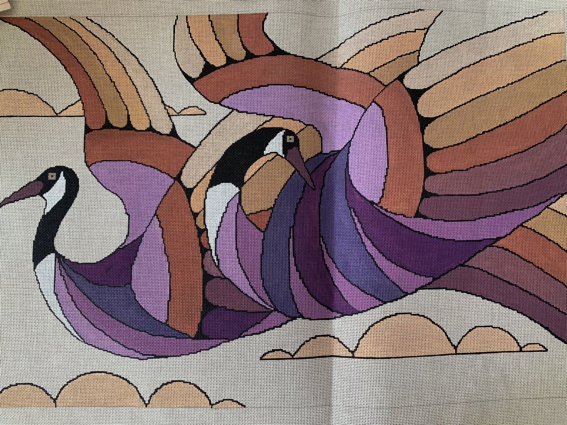 CLEARANCE - C-SUFA46  STYLIZED BIRDS
