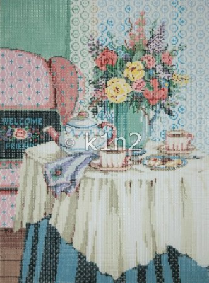 TEA AND CRUMPETS by Sandra Gilmore STITCH GUIDE ONLY SG18575sg