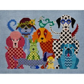 DOG GONE GOOD BY JP NEEDLEPOINT - JPA352