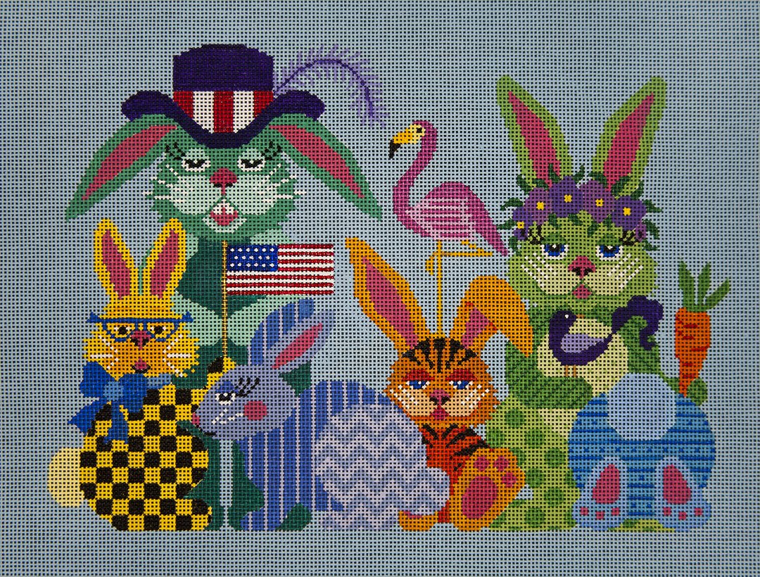 EVERY BUNNY NEEDS SOME BUNNY by JP NEEDLEPOINT - JPA353