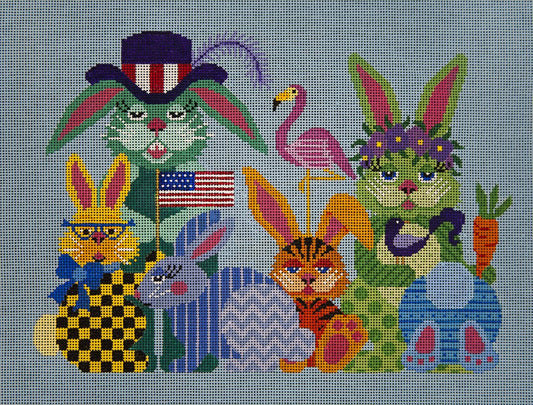 EVERY BUNNY NEEDS SOME BUNNY by JP NEEDLEPOINT - JPA353