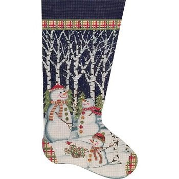 SNOWMEN IN THE TREES by Alice Peterson AP2624 STITCH GUIDE