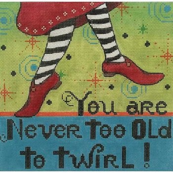 YOU'RE NEVER TOO OLD TO TWIRL by Alice Peterson STITCH GUIDE ONLY AP2699 