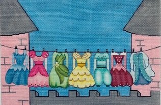 PRINCESS CLOTHESLINE by Alice Peterson STITCH GUIDE AP3688sg