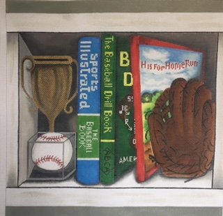 BASEBALL BOOK NOOK by Alice Peterson STITCH GUIDE AP4003