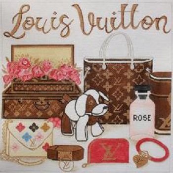LOUIS VUITTON STYLE COLLAGE by Alice Peterson STITCH GUIDE AP4006sg