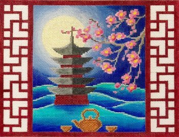 AP4022 PAGODA MAH JONGG by Alice Peterson