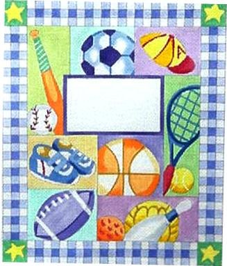 BOYS SPORTS BIRTH ANNOUNCEMENT by Alice Peterson  STITCH GUIDE  AP3358sg