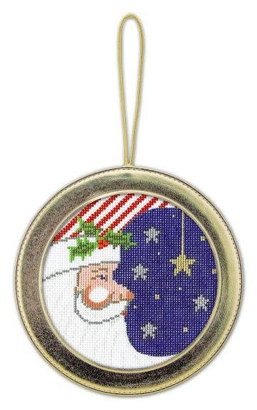 LEEBag66G GOLD ORNAMENT HOLDER Self finishing by Lee's Needlearts 