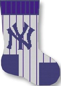 NY YANKEES SOCK ORNAMENT by Keep Your Pants On STITCH GUIDE CBKKYPO569sg