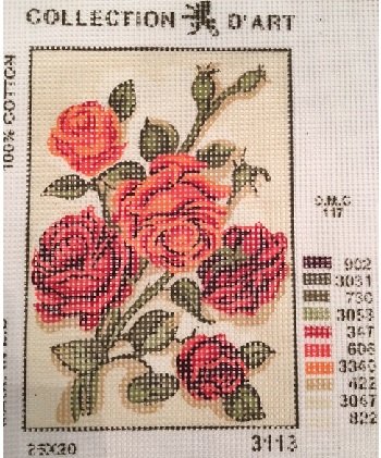 CDA3113-RED ROSES by Collection d'Art