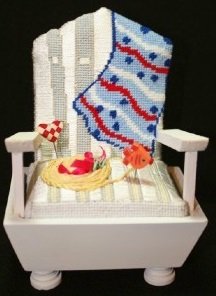 CSSP21 BEACH PINCUSHION CHAIR KIT by Cheryl Schaeffer 