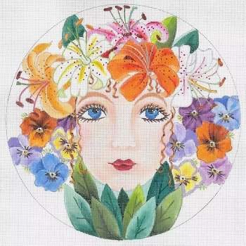 Dede17150 FLOWER GIRL FALL by Dede Needleworks