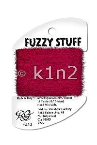 FZ13 Red Fuzzy Stuff by Rainbow Gallery-FZ13