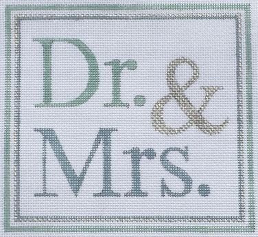 DR. AND MRS. by Raymond Crawford RCHO1316sg Stitch Guide