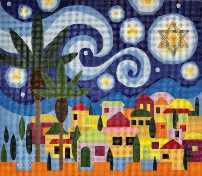 STARRY NIGHT TALLIS BAG by Ray Crawford STITCH GUIDE ONLY RCHO1967sg