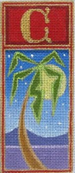 CHRISTMAS C PALM TREE  by Ray Crawford STITCH GUIDE-RCHO266sg