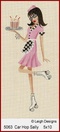 L5063 CAR HOP SALLY by Leigh Designs