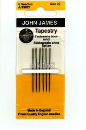 JOHN JAMES TAPESTRY NEEDLES  CHOOSE YOUR SIZE-JJATAPNEED