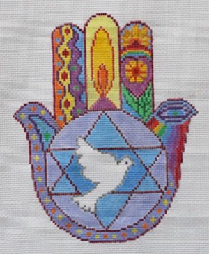 JMSU501 PEACE DOVE HAMSA by Sandi Utain for Julie Mar