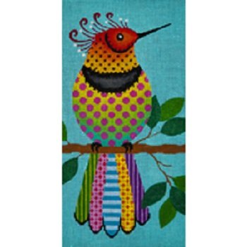 JPIP B 103 COLORFUL KRA KRA BIRD MULTI by JP Needlepoint