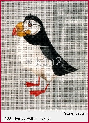 L4183-Horned Puffin by Leigh Designs