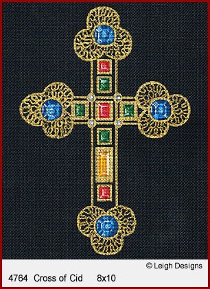 L4764-Cross of Cid Historic Cross by Leigh Designs