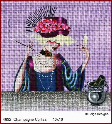 L4892-Champagne Corliss The Floozies by Leigh Designs