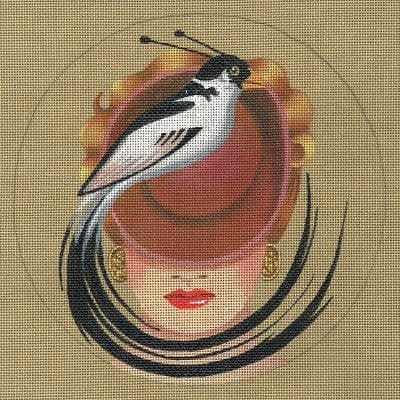L4904 Seductive Bird of Paradise Hat by Leigh Designs