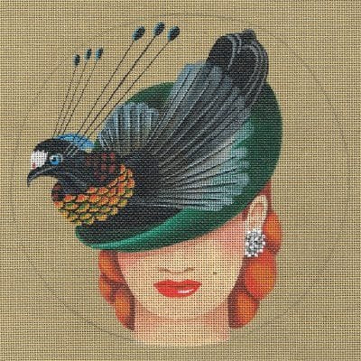L4905 Bewitching Bird of Paradise Hat by Leigh Designs