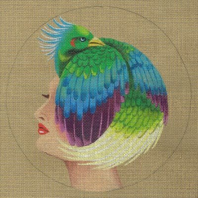L4907 Dazzling Bird of Paradise Hat by Leigh Designs