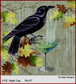 L5152-Night Cap Crow by Leigh Designs