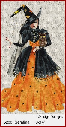 SERAFINA WITCHY WOMAN by Leigh Designs STITCH GUIDE L52346g