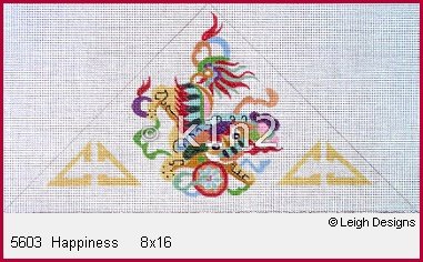 L5603-Happiness Persian Triangle by Leigh Designs