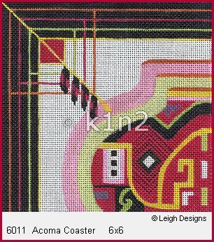 L6011-Acoma  Coaster by Leigh Designs