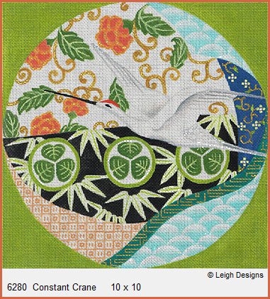 L6280-CONSTANT CRANE IMARI by Leigh Designs