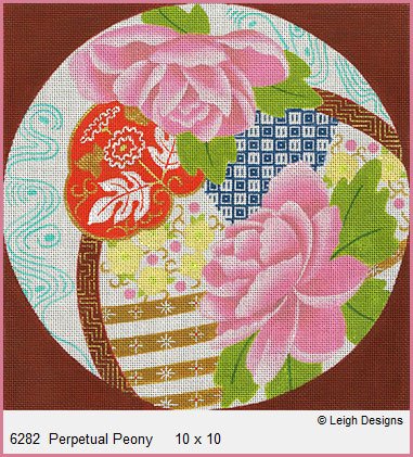L6282-PERPETUAL PEONY IMARI by Leigh Designs
